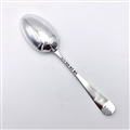 Antique Hallmarked Sterling Silver George III Old English Pattern Tablespoon 1767