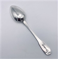 Antique Hallmarked Sterling Silver George III Fiddle Pattern Tablespoon 1802