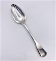 Antique Hallmarked Sterling Silver George III Fiddle Pattern Tablespoon 1802