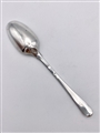 Antique Hallmarked Sterling Silver George III Old English Pattern with Wings Teaspoon c. 1770