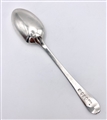 Antique Hallmarked Sterling Silver George III Wriggle Edged Old English Pattern Child's Spoon 1799