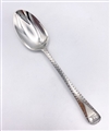 Antique Hallmarked Sterling Silver George III Wriggle Edged Old English Pattern Child's Spoon 1799