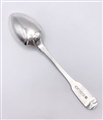 Antique Hallmarked Sterling Silver Victorian Fiddle Pattern Dessert Spoon 1858