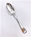 Antique Hallmarked Sterling Silver Victorian Fiddle Pattern Dessert Spoon 1858