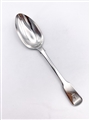 Antique Hallmarked Sterling Silver Victorian Fiddle Pattern Dessert Spoon 1858