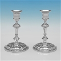 Pair of Victorian candlesticks