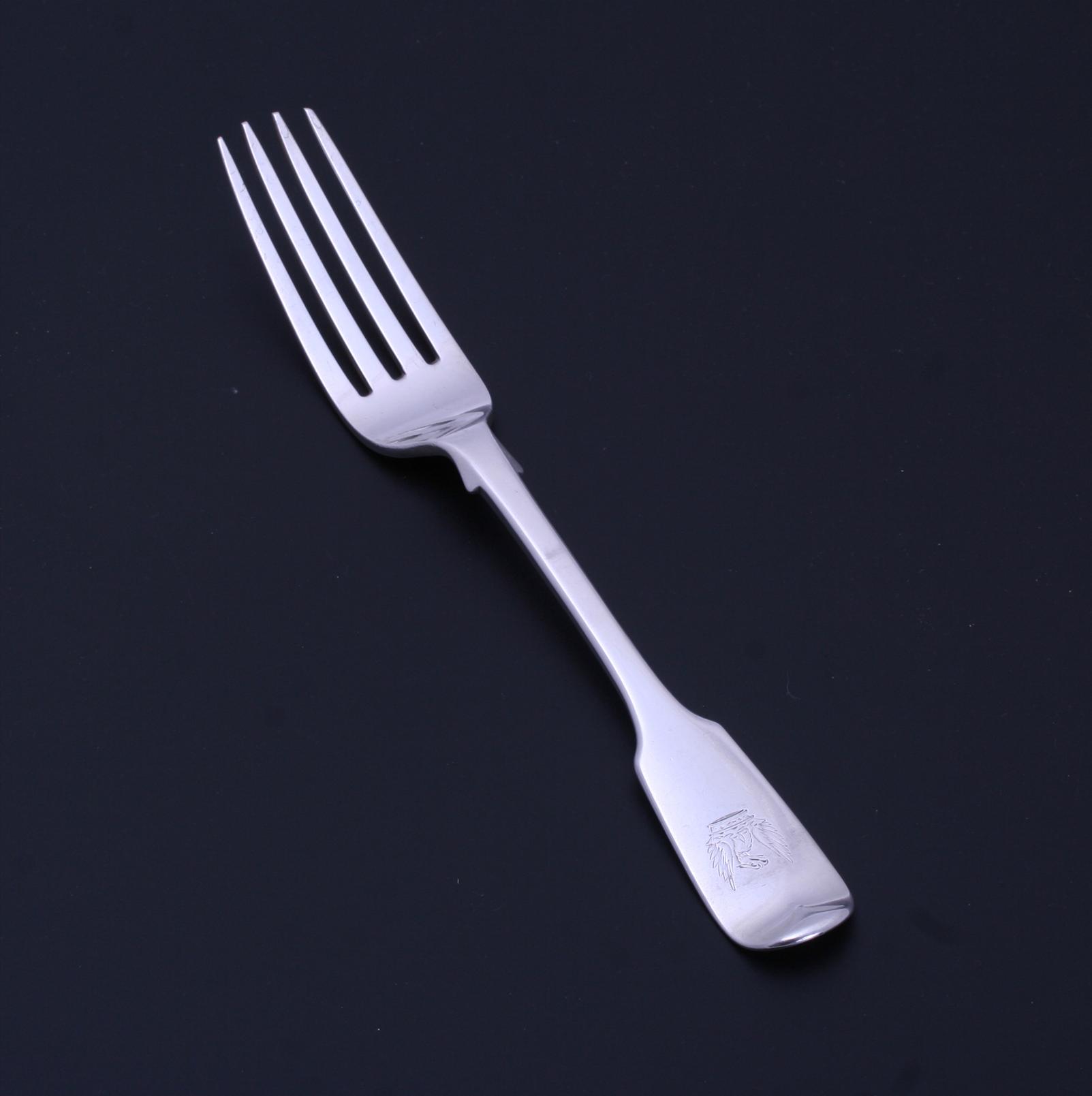 A Victorian sterling silver table fork : MyFamilySilver.com